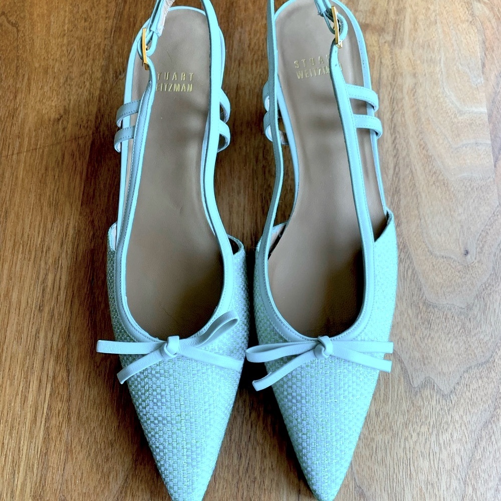 Stuart Weitzman, Women’s, kitten heel, slingback, size 7.5, NWOT